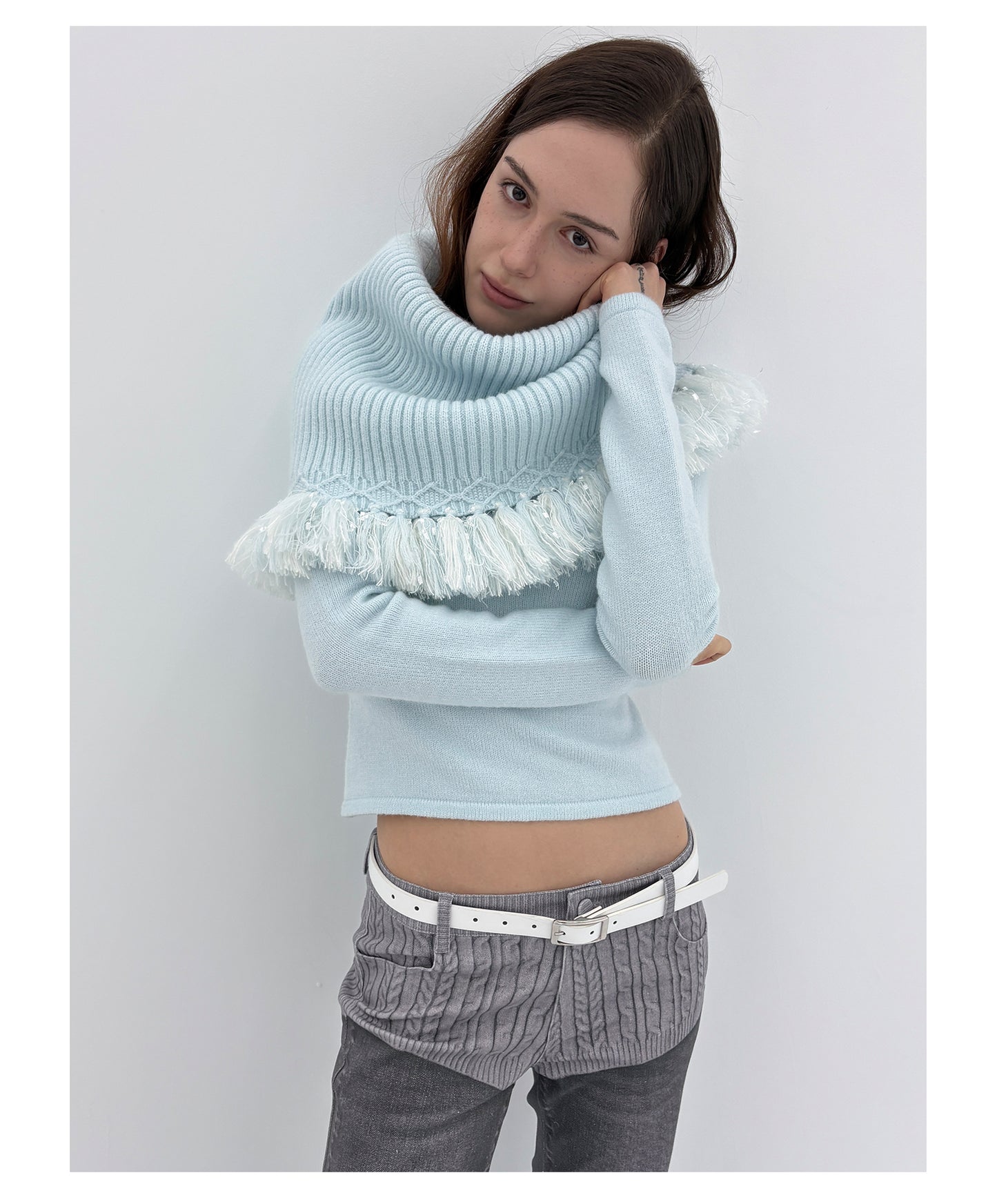 Technology fabric sweater