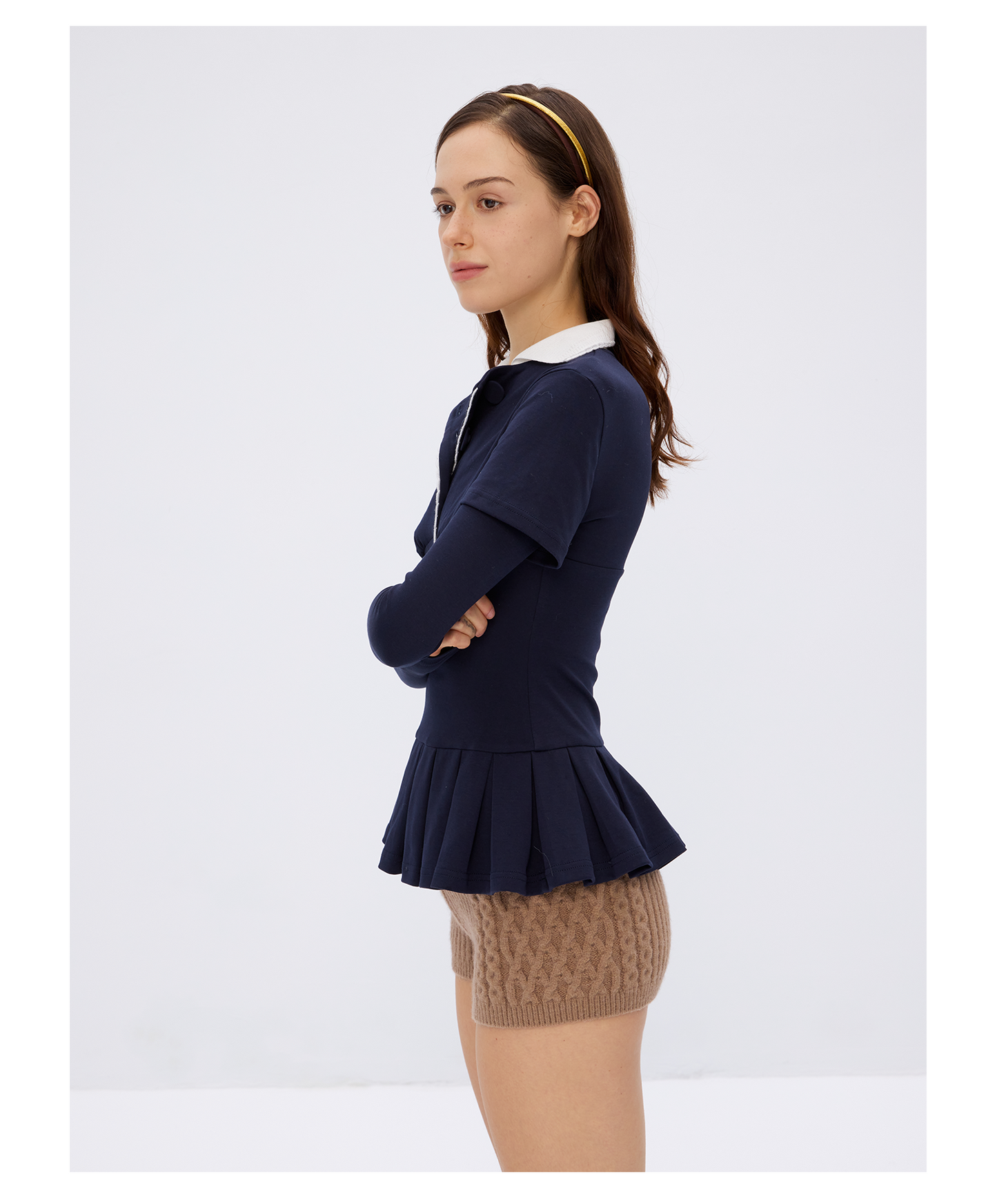 Cotton long sleeved shirt