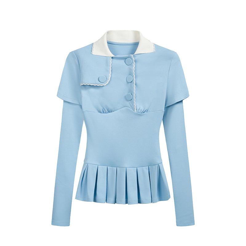 Cotton long sleeved shirt