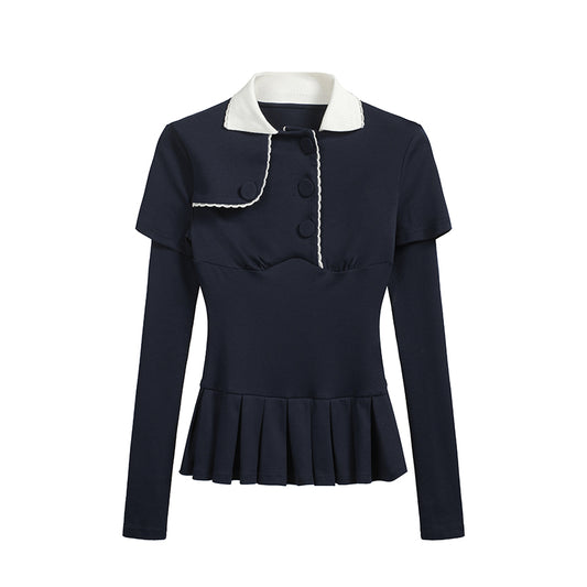 Cotton long sleeved shirt
