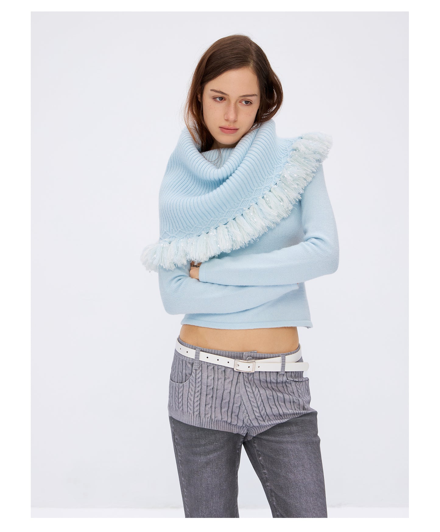 Technology fabric sweater